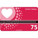 Carte cadeau 75